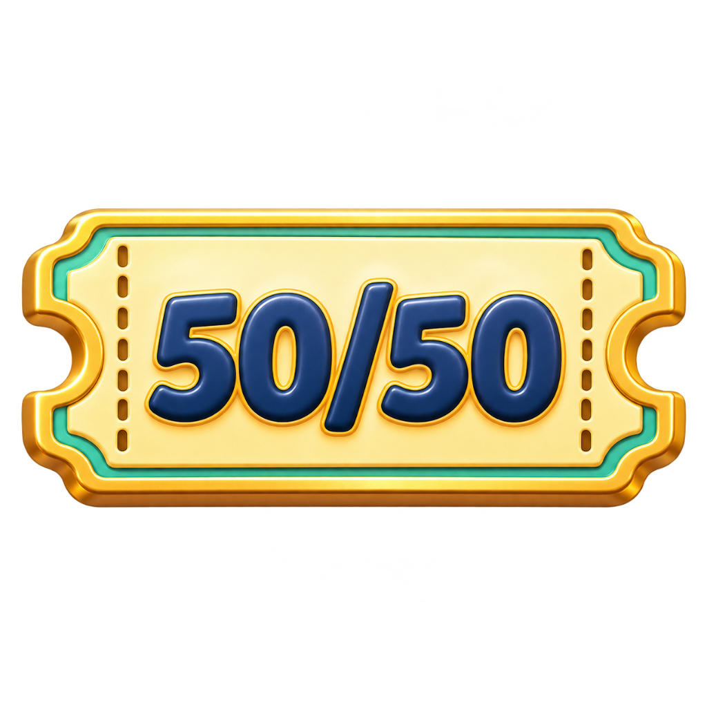 50/50